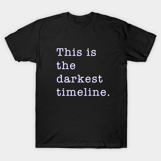 This is The Darkest Timeline Community Comedy Evil Abed Multiverse T-Shirt by Created by JR